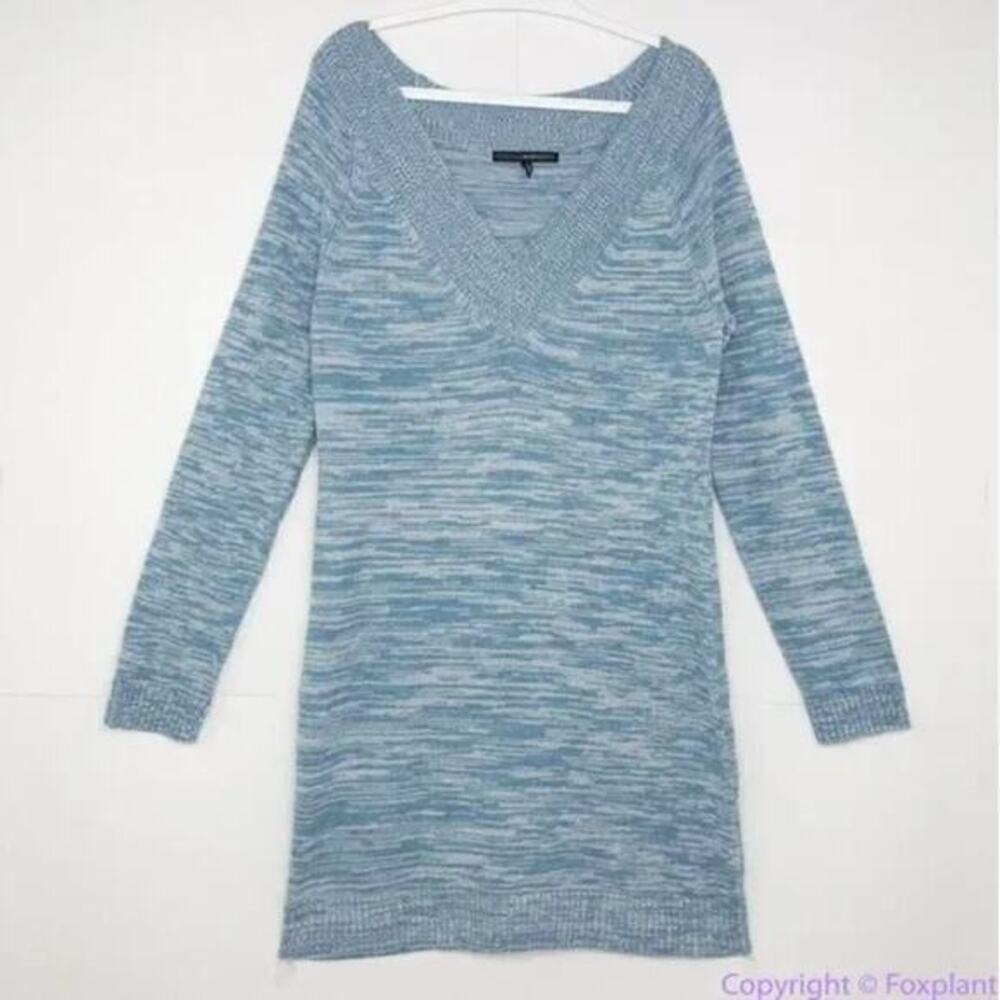 NEW White House‎ Black Market Super-Cozy blue Sweater Dress, S - Picture 3 of 16